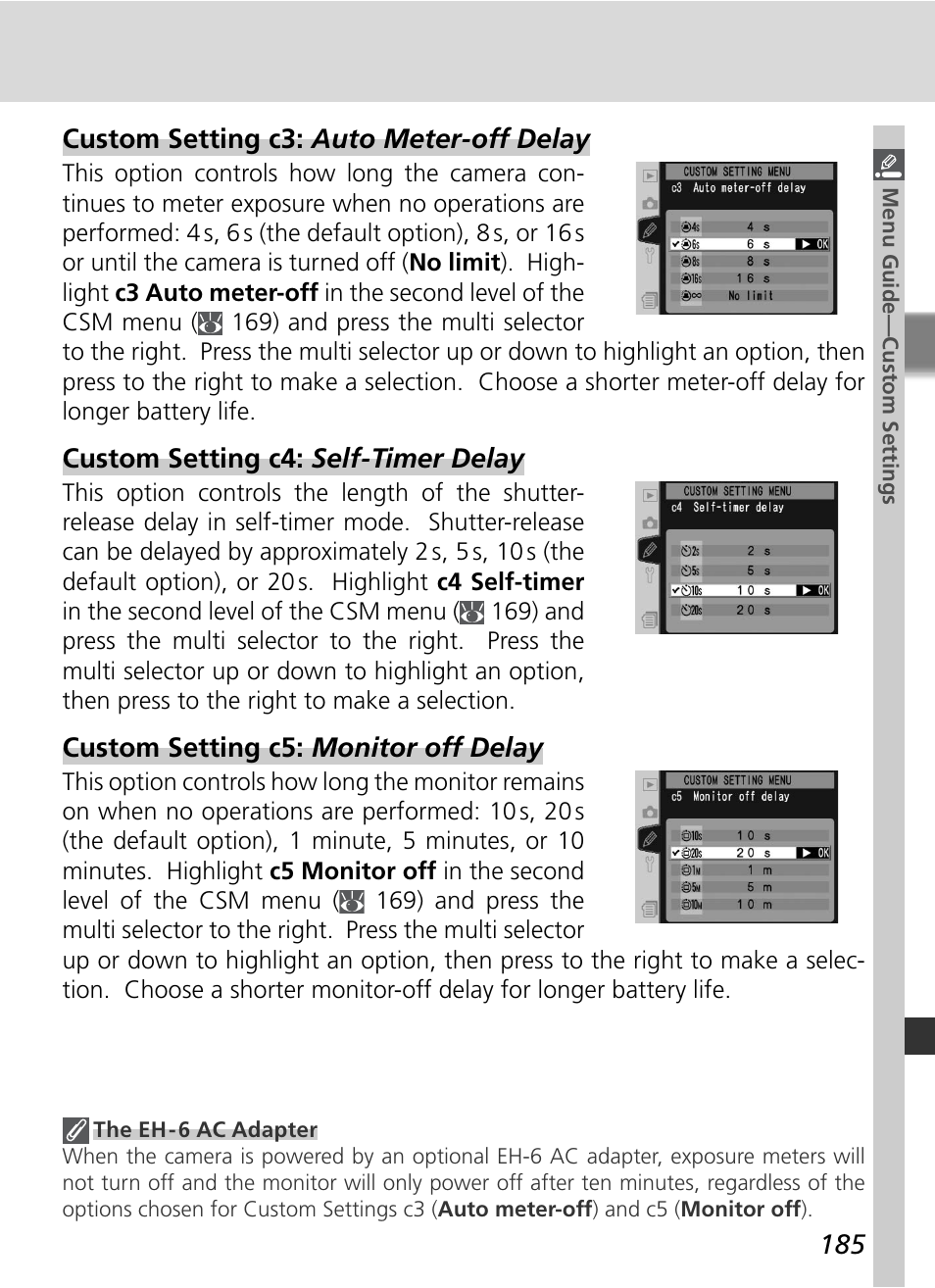 Nikon D2HS User Manual | Page 199 / 271