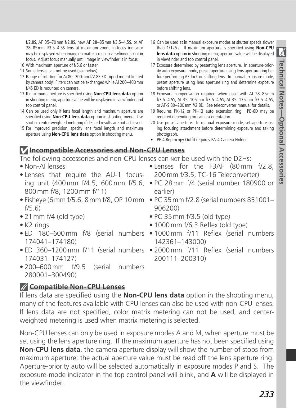 Nikon D2HS User Manual | Page 247 / 271