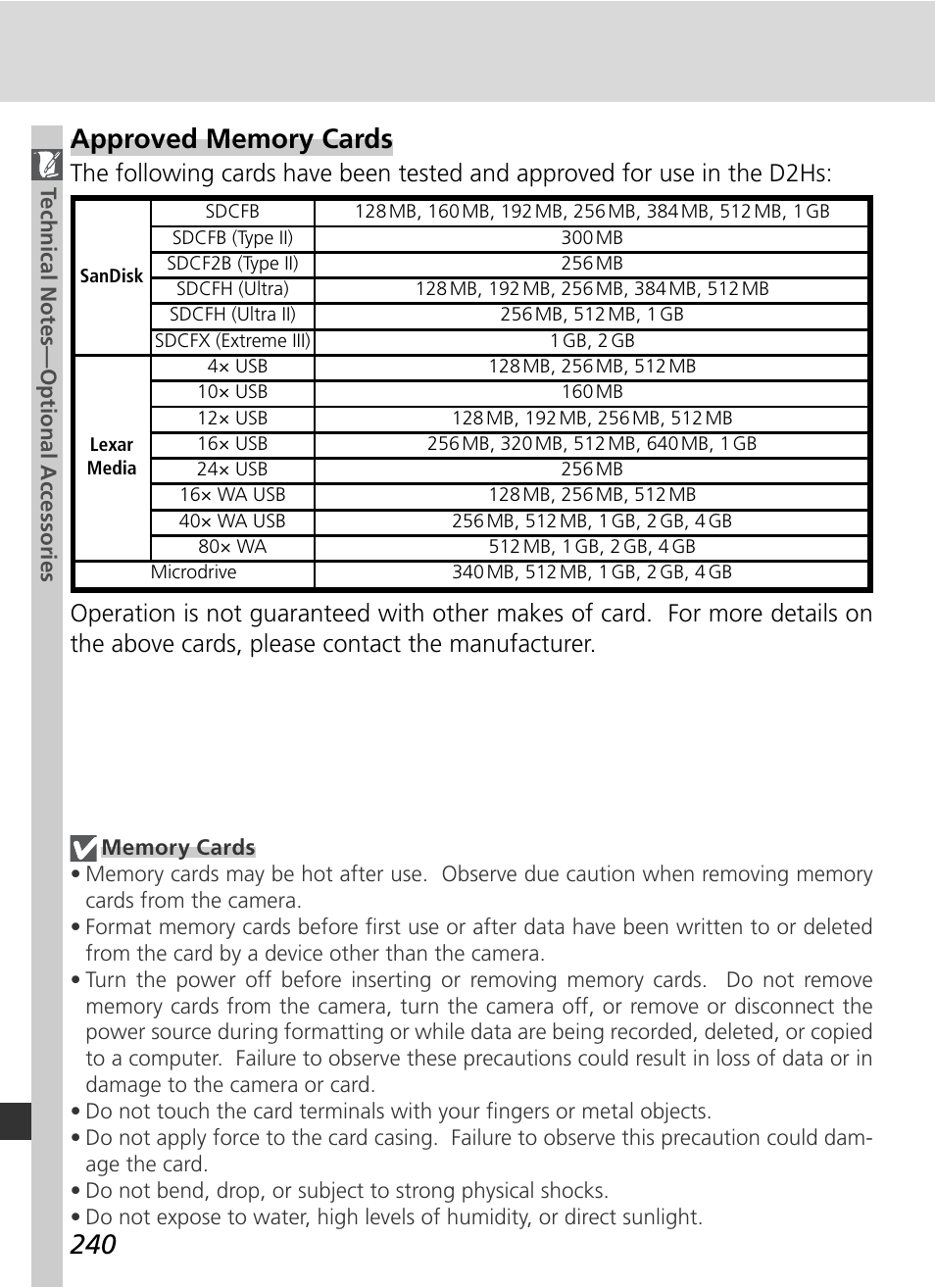 Nikon D2HS User Manual | Page 254 / 271