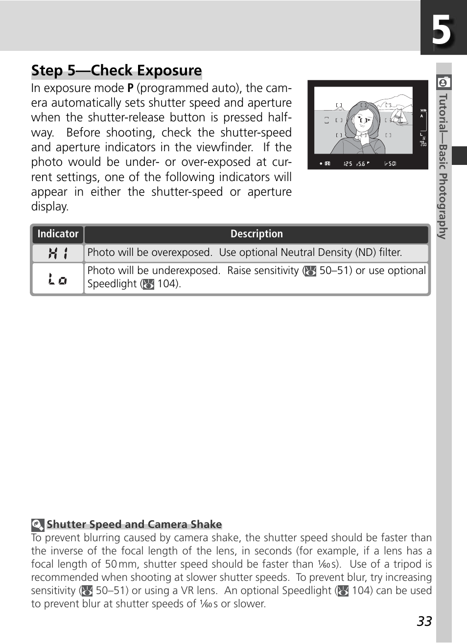 Step 5—check exposure | Nikon D2HS User Manual | Page 47 / 271