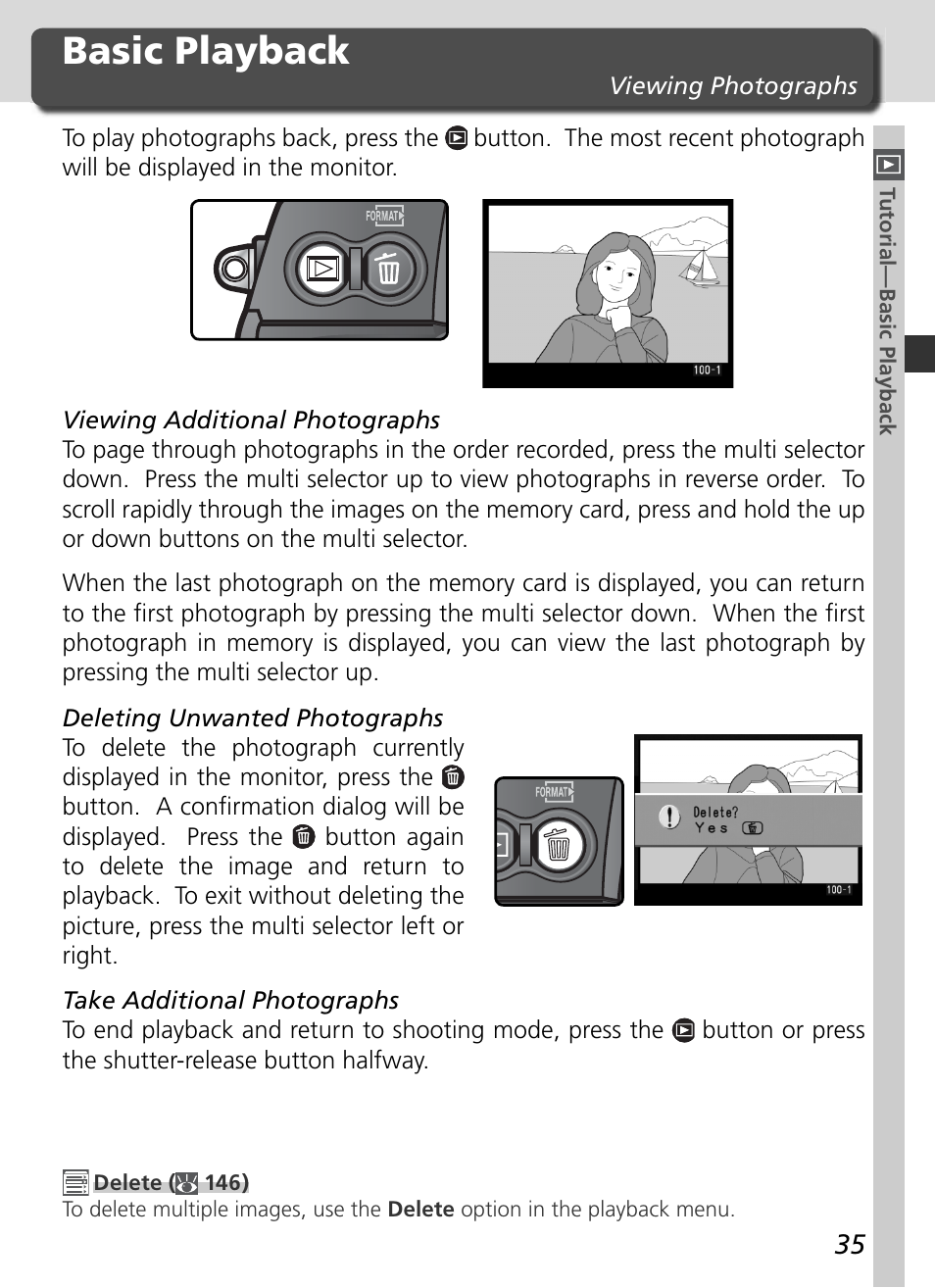 Basic playback | Nikon D2HS User Manual | Page 49 / 271