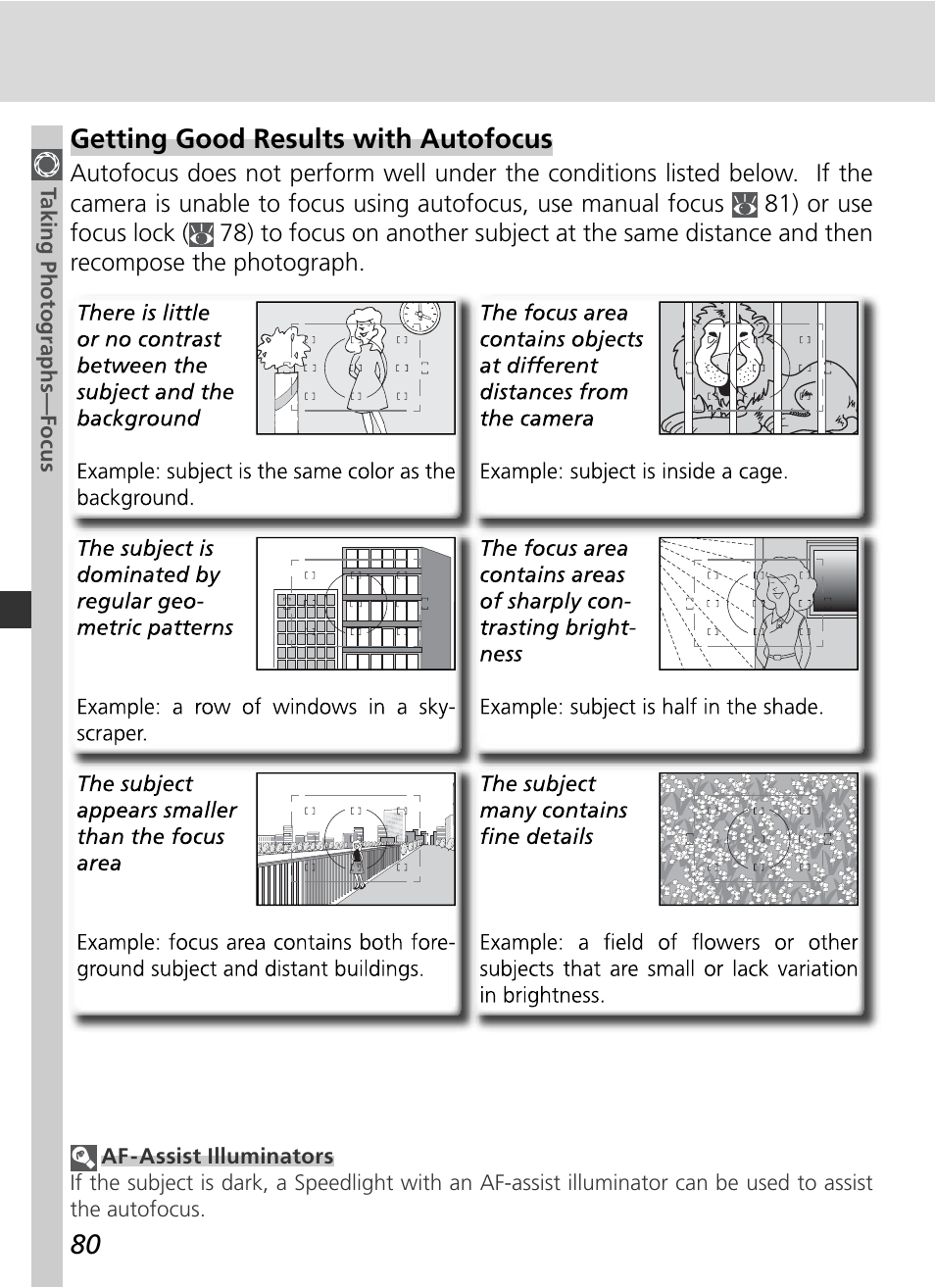 Getting good results with autofocus | Nikon D2HS User Manual | Page 94 / 271