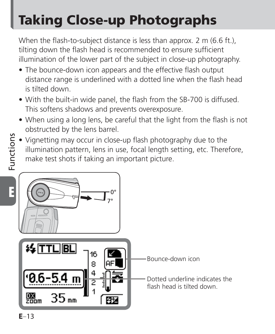 Taking close-up photographs | Nikon Speedlight SB-700 User Manual | Page 104 / 164