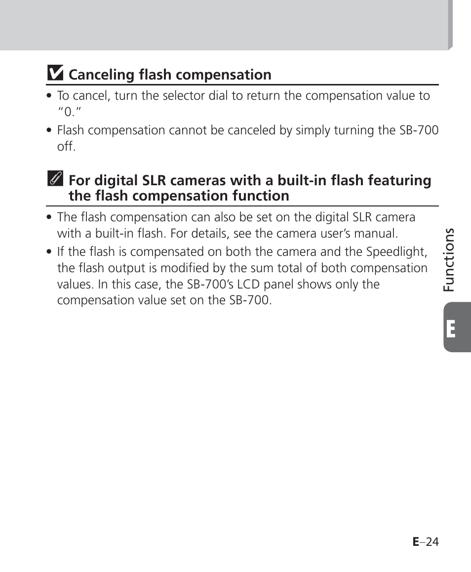 Nikon Speedlight SB-700 User Manual | Page 115 / 164