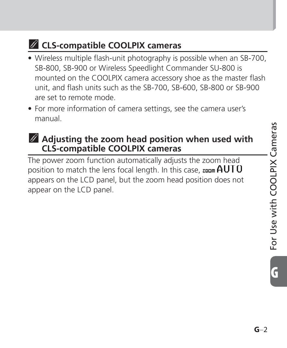 Nikon Speedlight SB-700 User Manual | Page 129 / 164