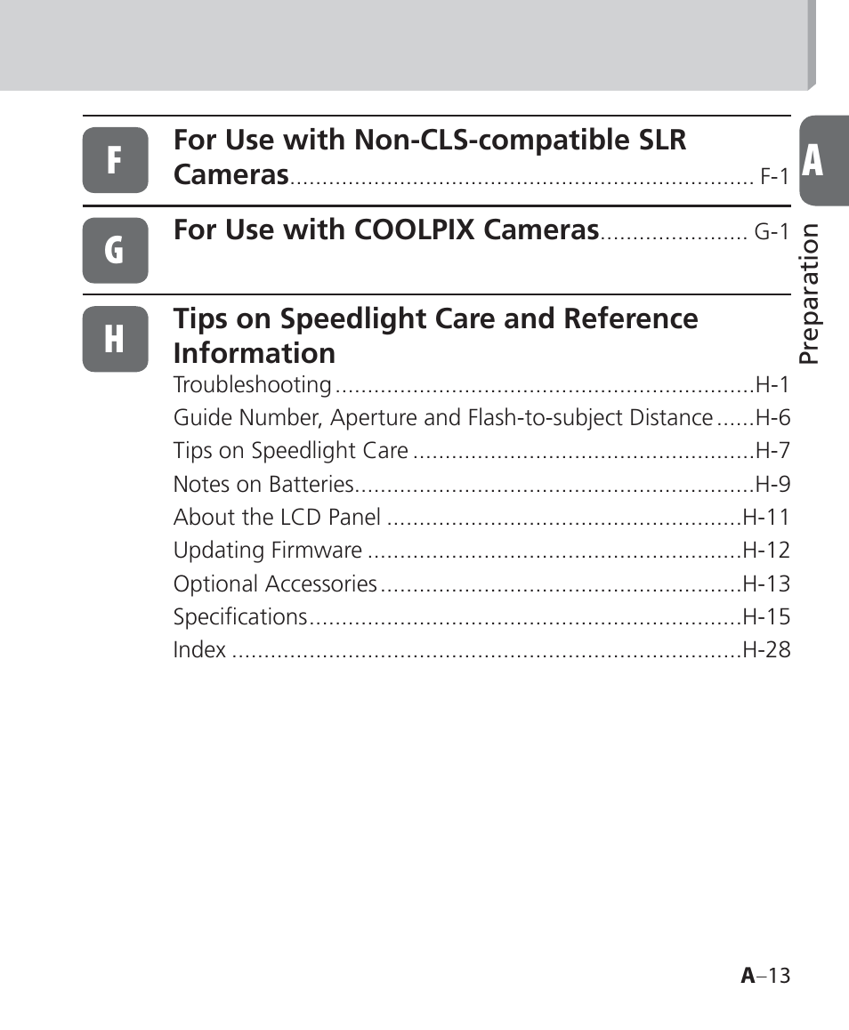 Nikon Speedlight SB-700 User Manual | Page 13 / 164