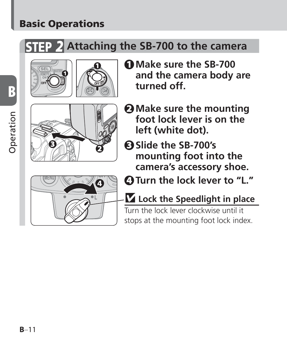 Step | Nikon Speedlight SB-700 User Manual | Page 36 / 164