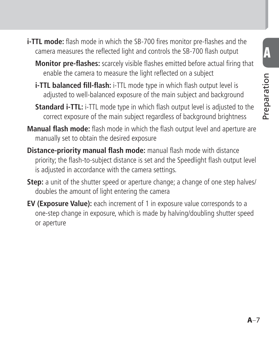 Nikon Speedlight SB-700 User Manual | Page 7 / 164