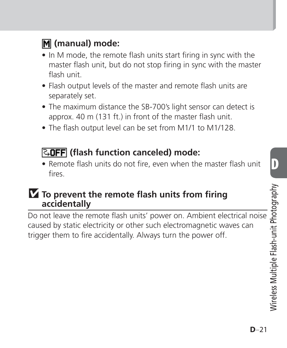 Nikon Speedlight SB-700 User Manual | Page 83 / 164