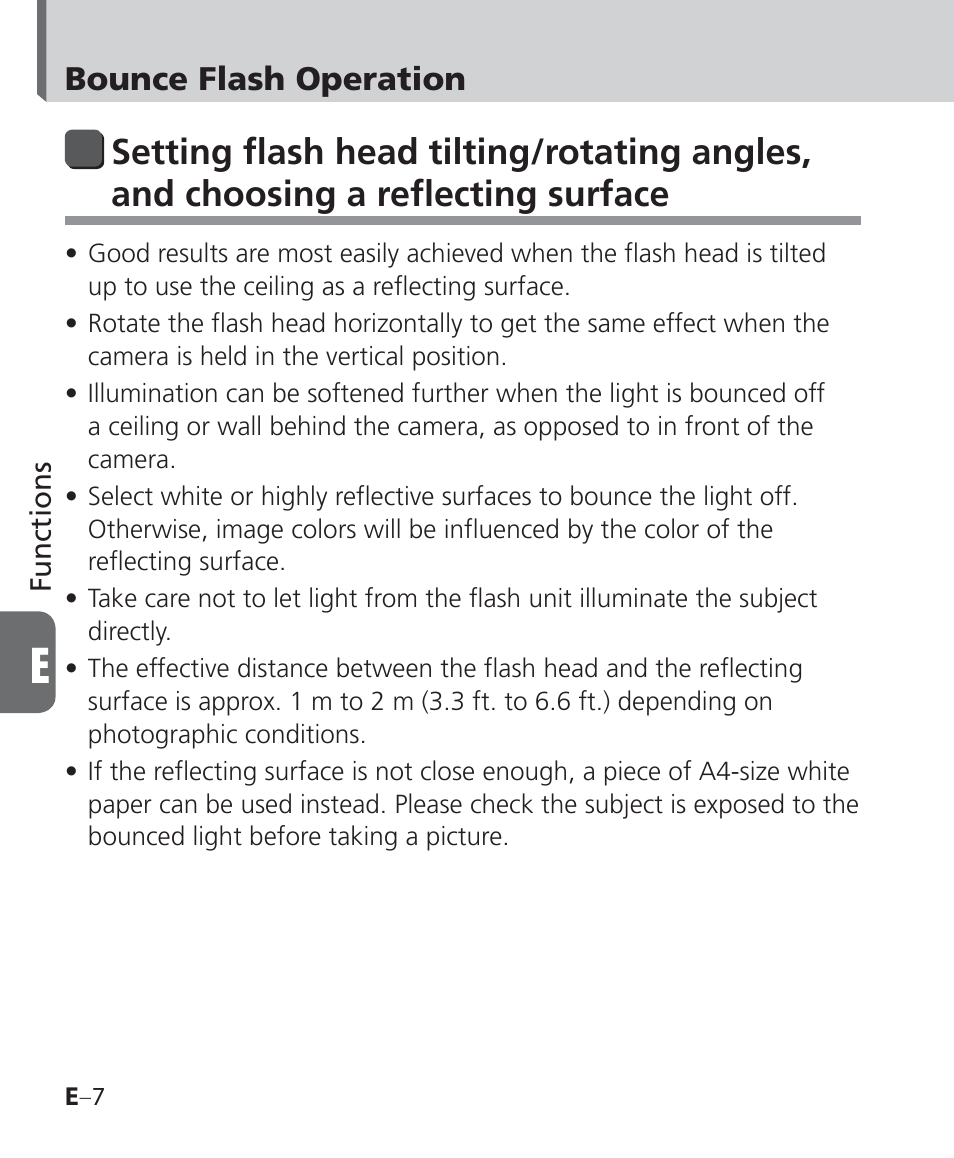 Bounce flash operation | Nikon Speedlight SB-700 User Manual | Page 98 / 164