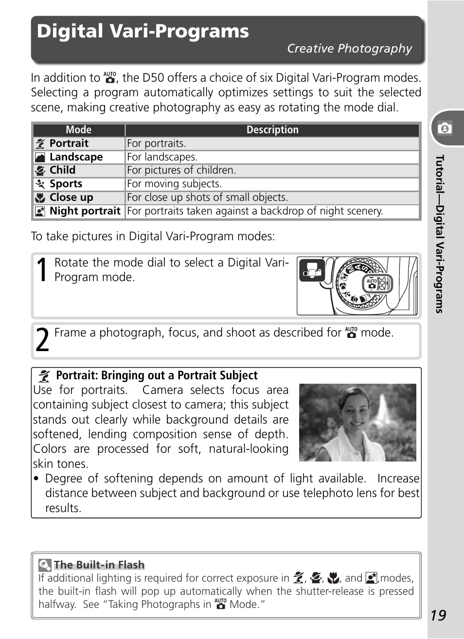 Digital vari-programs | Nikon D50 User Manual | Page 29 / 148