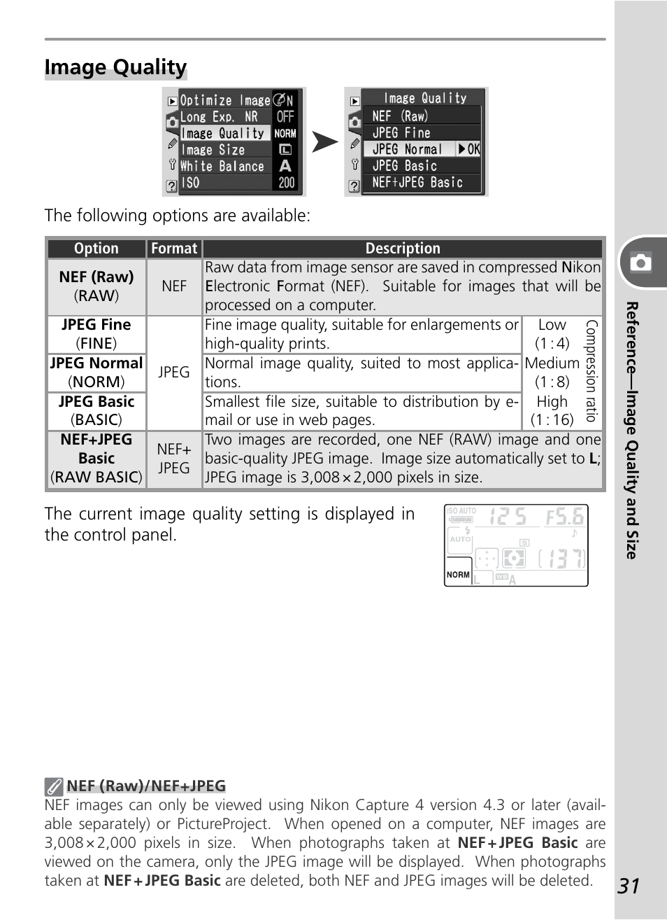 Image quality | Nikon D50 User Manual | Page 41 / 148