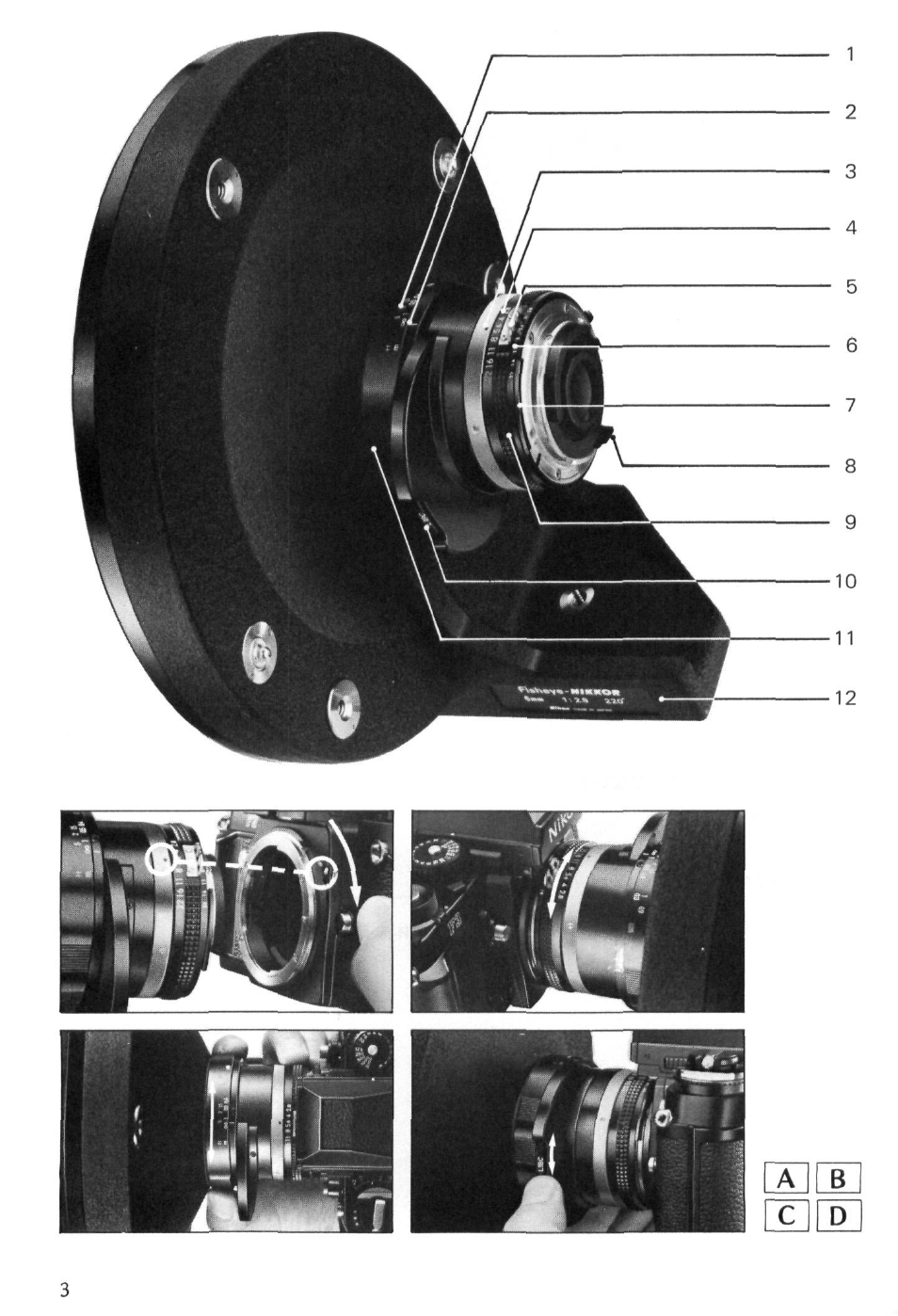 Nikon Fisheye-NIKKOR 6mm f-2.8 User Manual | Page 2 / 36