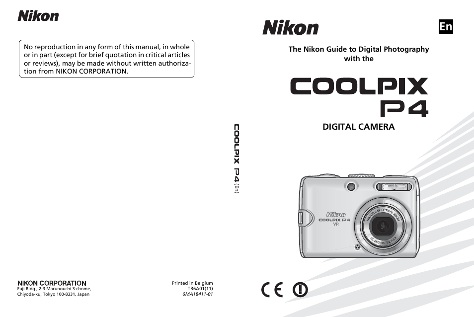 Digital camera, The nikon guide to digital photography with the | Nikon P4 User Manual | Page 137 / 137