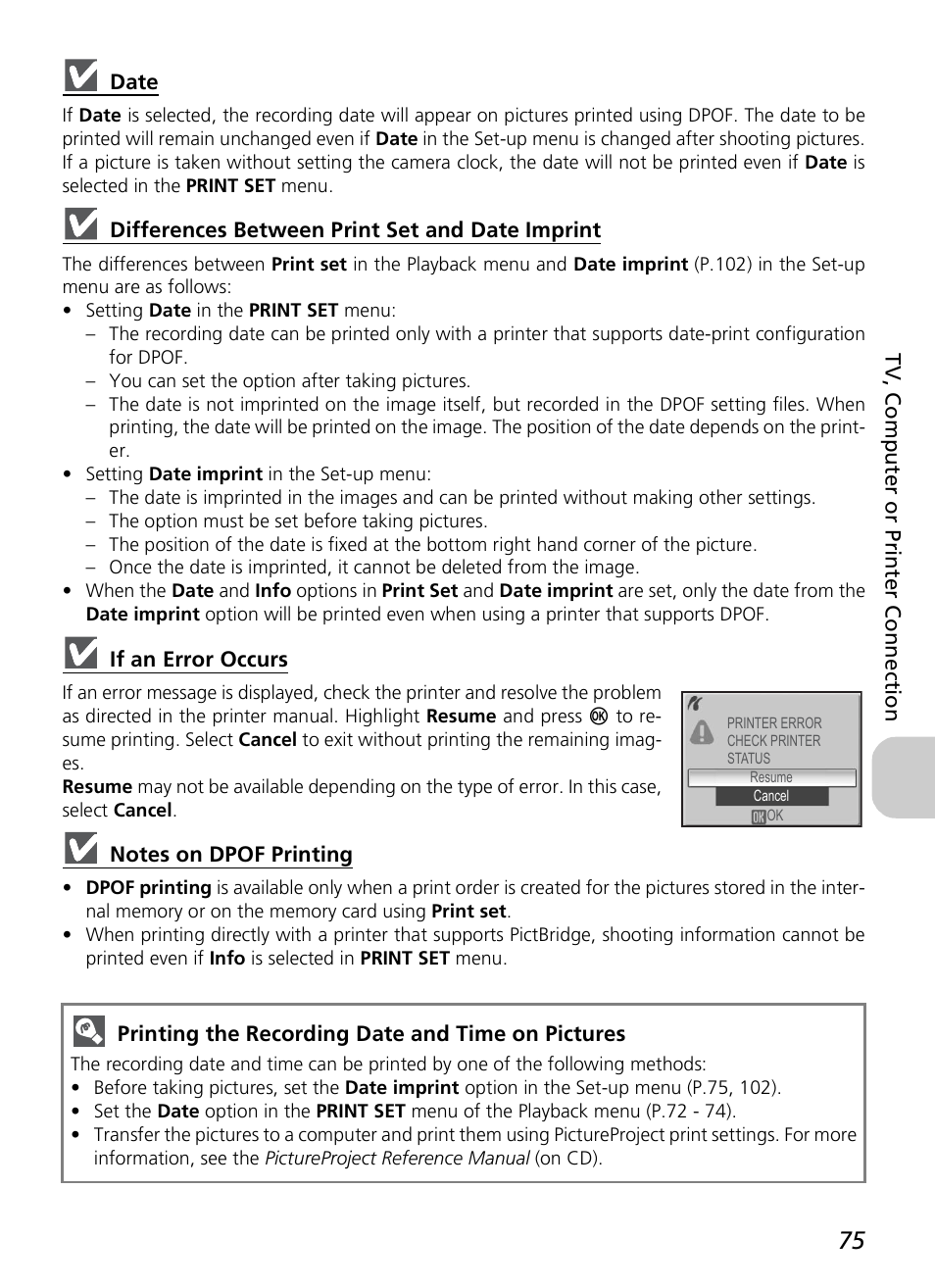 Nikon P4 User Manual | Page 77 / 137