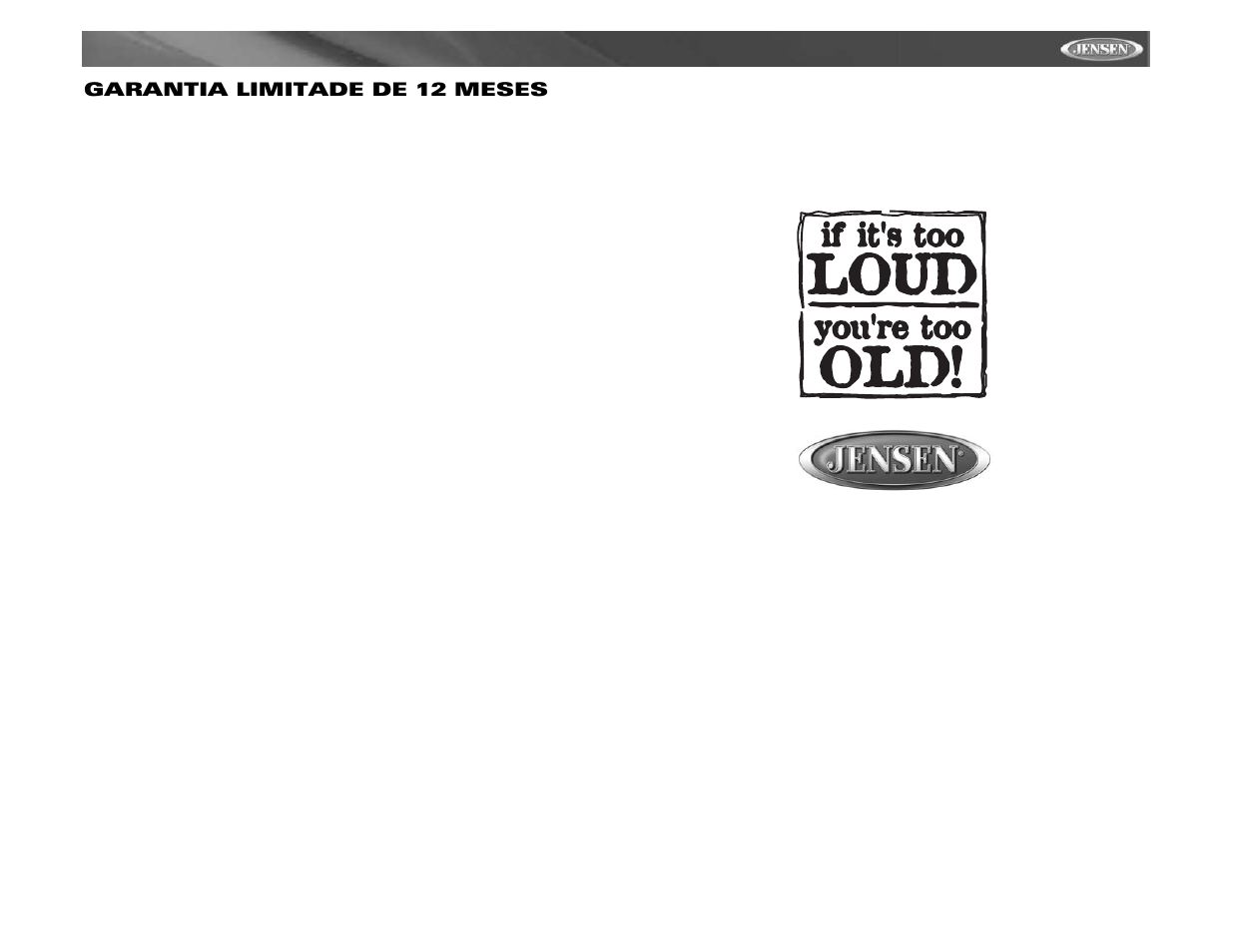 Mpx6411, Garantia limitade de 12 meses | Audiovox MPX6411 User Manual | Page 39 / 58