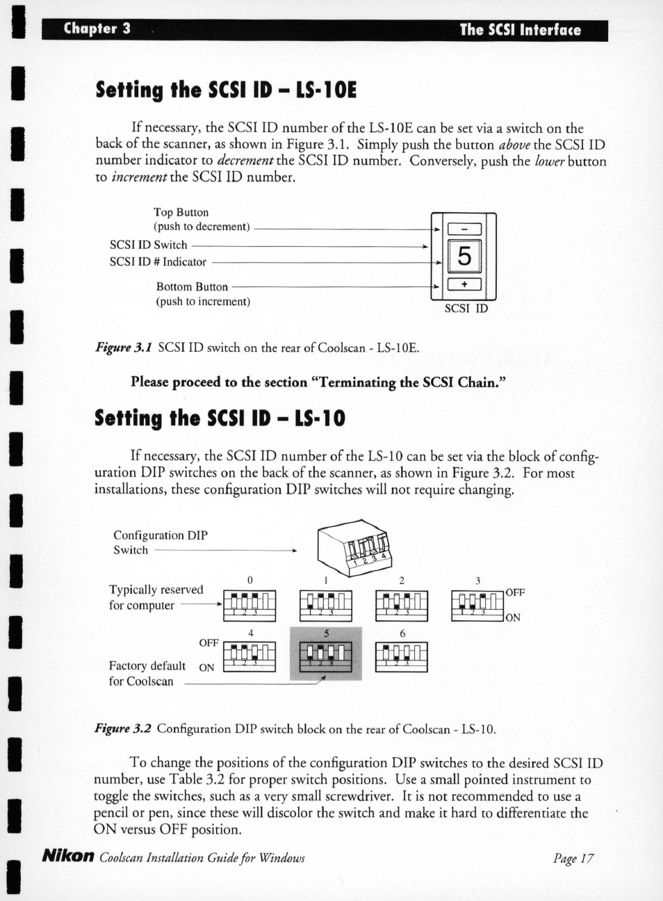 Figure3.1, Figure 3.2 | Nikon LS-10 Installation Guide for Windows User Manual | Page 24 / 72