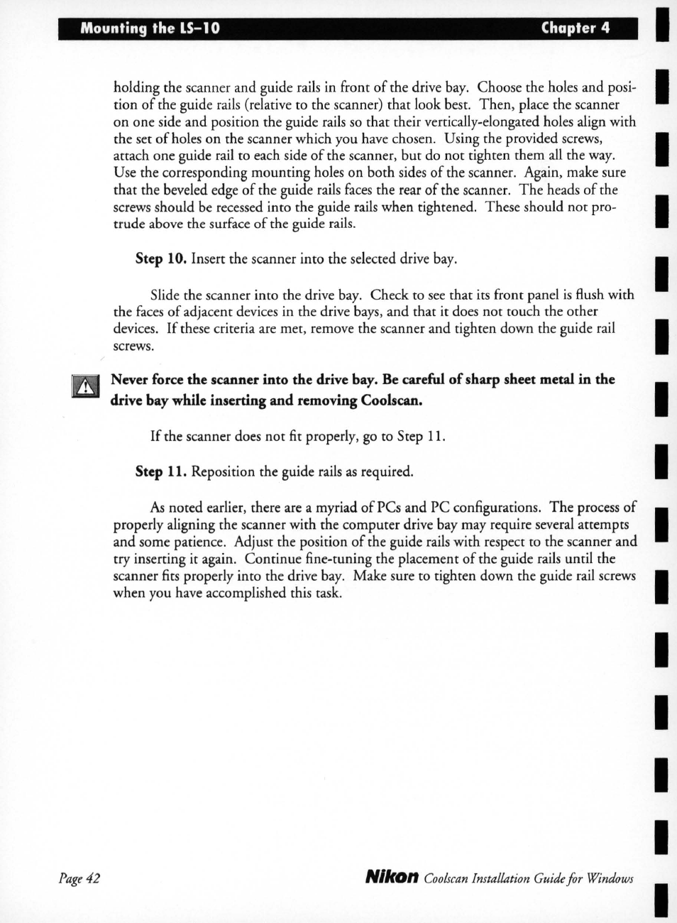 Nikon LS-10 Installation Guide for Windows User Manual | Page 49 / 72