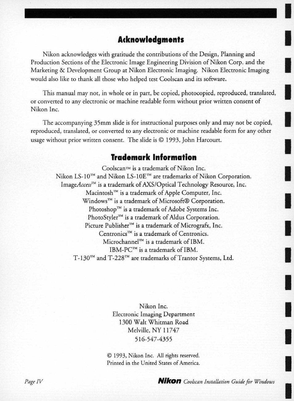 Nikon LS-10 Installation Guide for Windows User Manual | Page 5 / 72