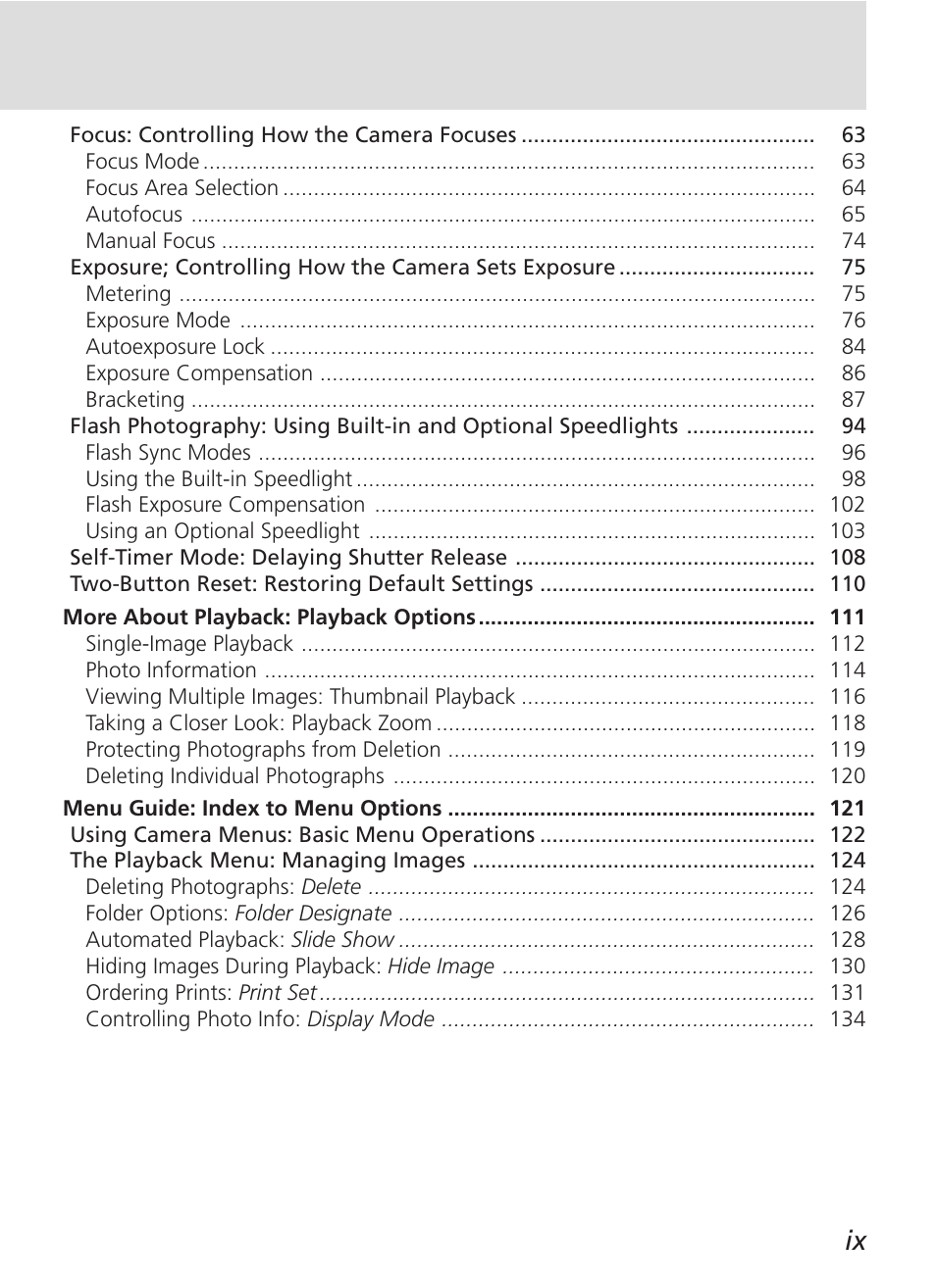 Nikon D100 User Manual | Page 11 / 212