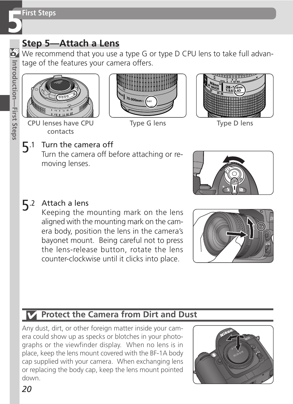 Nikon D100 User Manual | Page 32 / 212