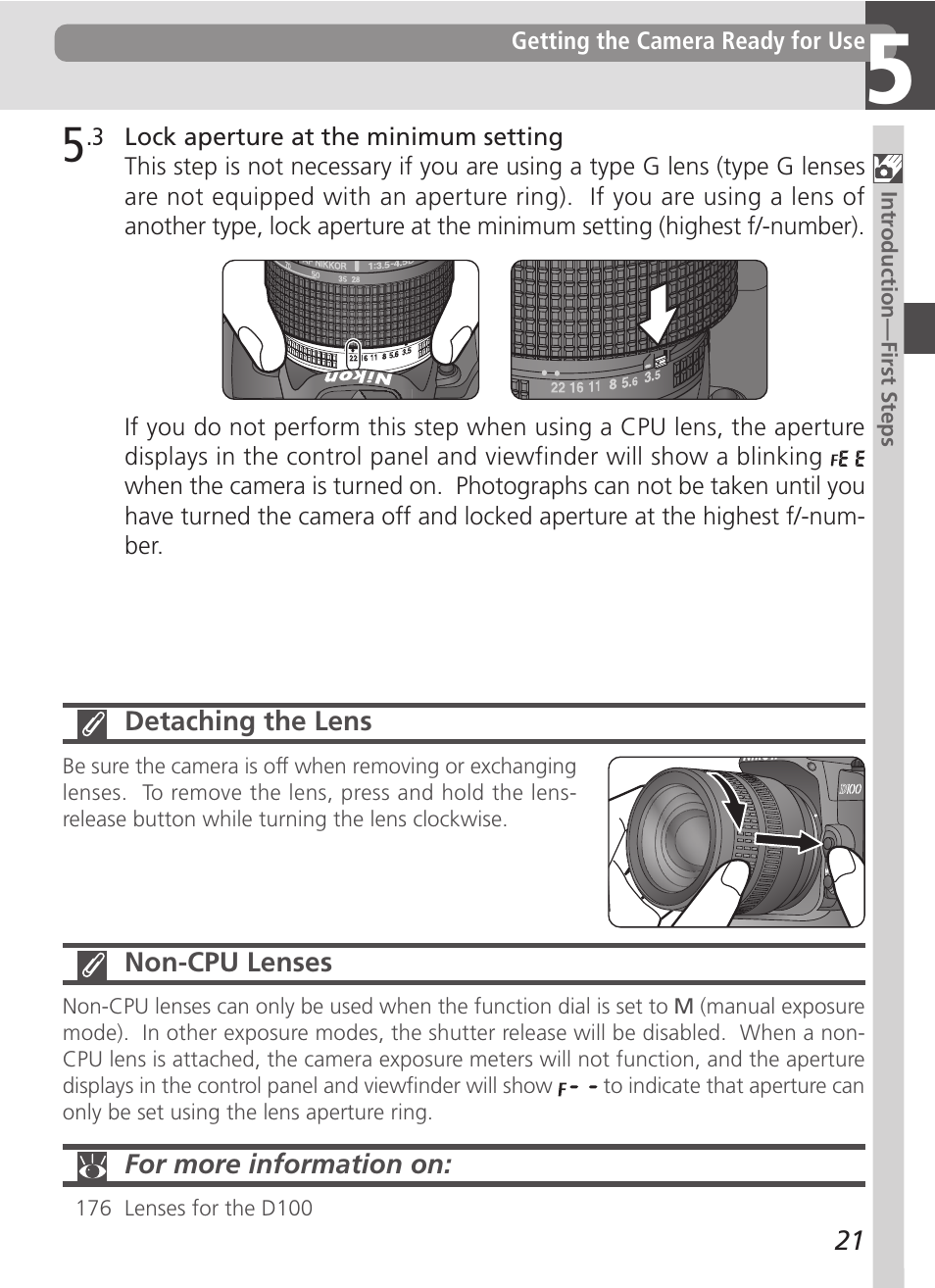 Nikon D100 User Manual | Page 33 / 212