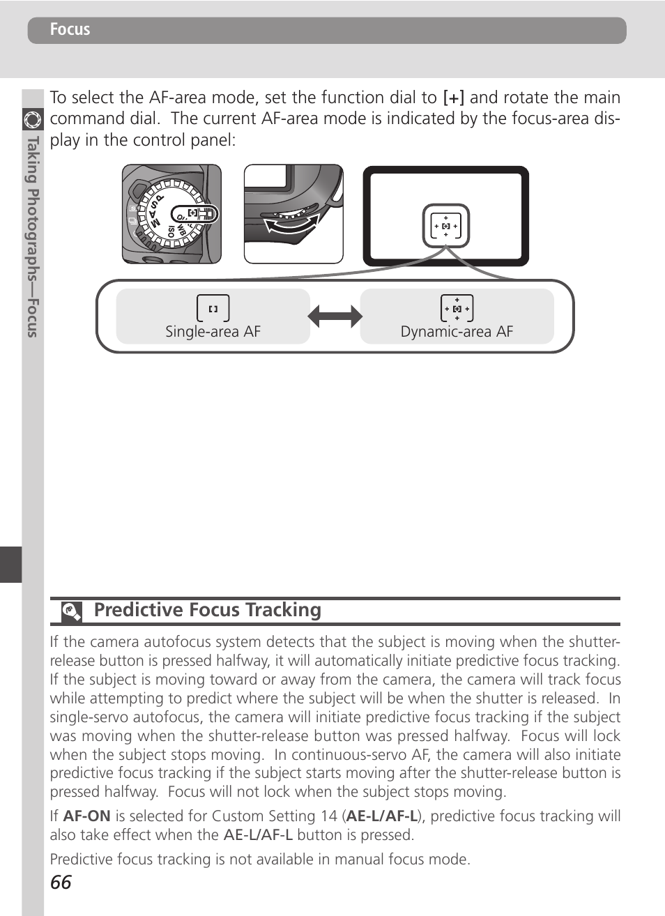 Predictive focus tracking | Nikon D100 User Manual | Page 78 / 212