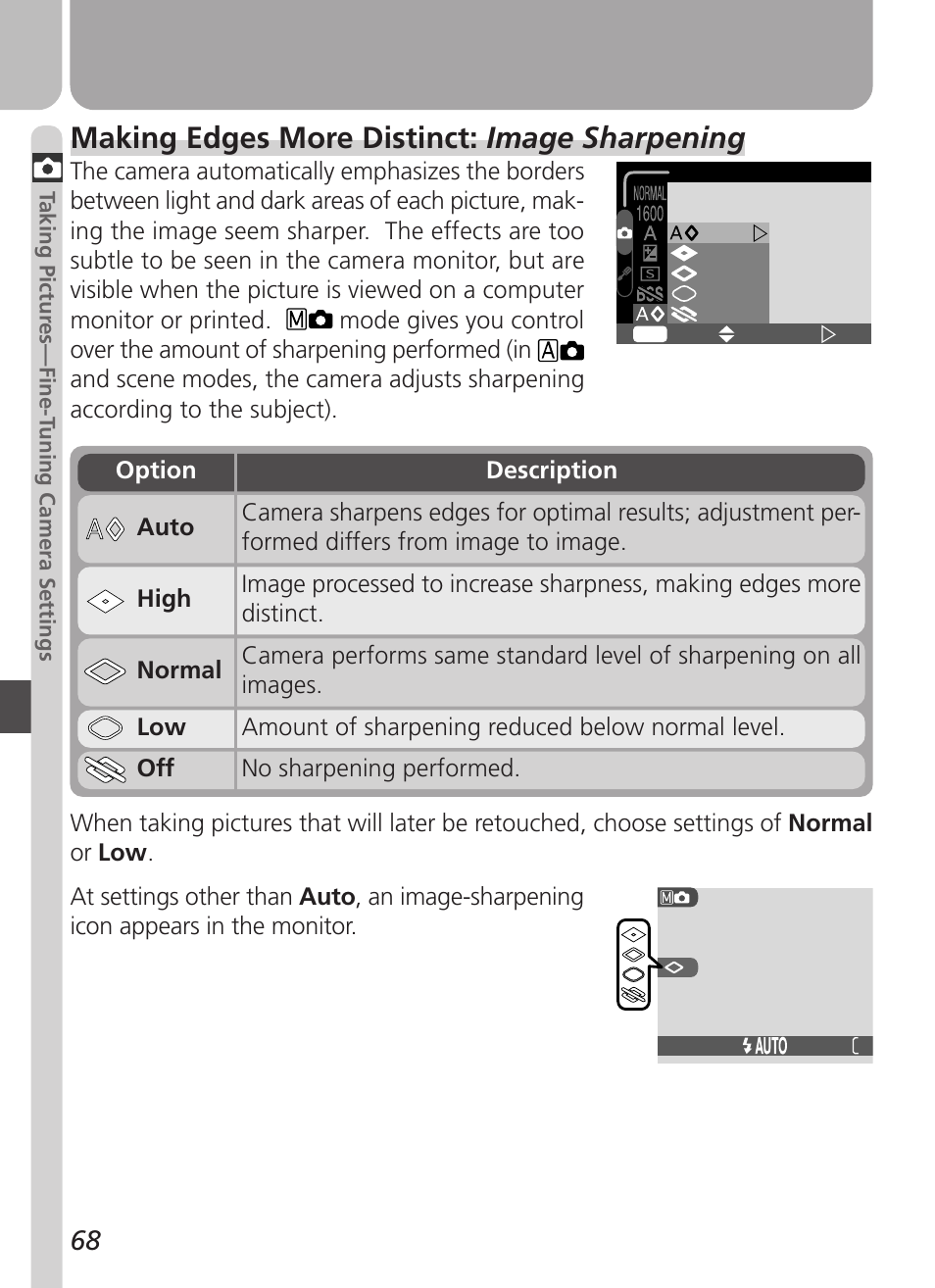 Making edges more distinct: image sharpening | Nikon 2500 User Manual | Page 80 / 120
