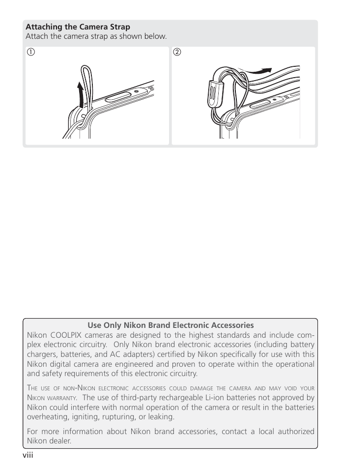 Nikon S2 User Manual | Page 10 / 110