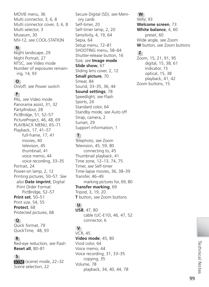 Nikon S2 User Manual | Page 109 / 110