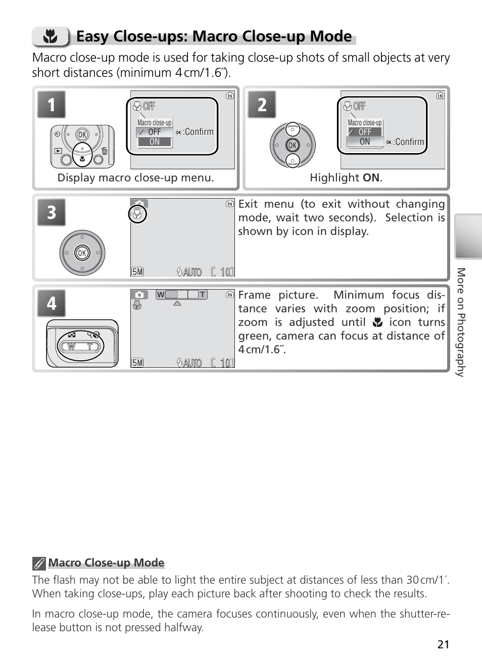 Easy close-ups: macro close-up mode | Nikon S2 User Manual | Page 31 / 110