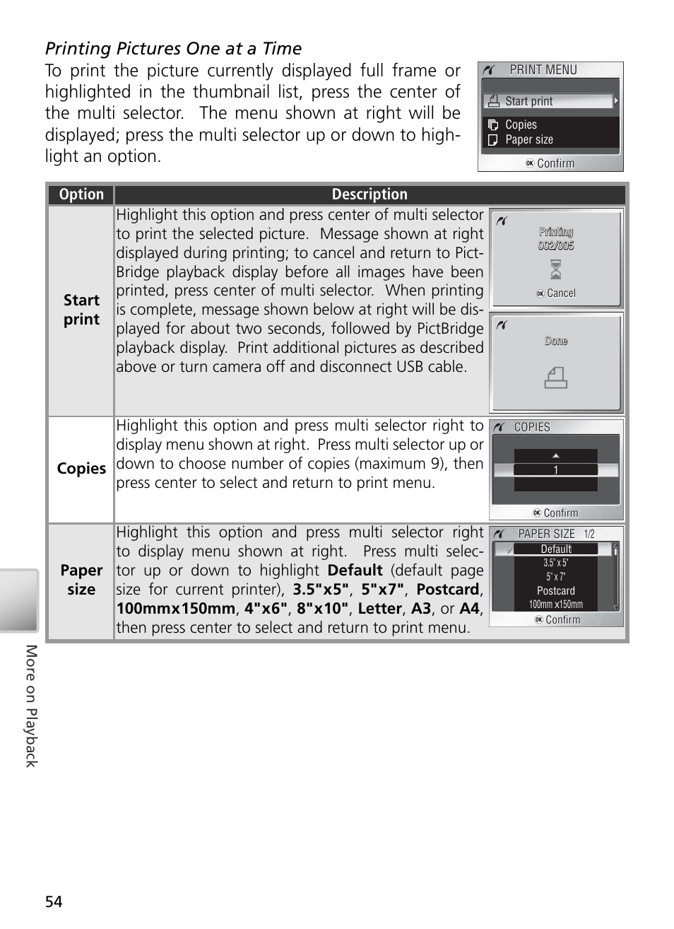 More on playback | Nikon S2 User Manual | Page 64 / 110
