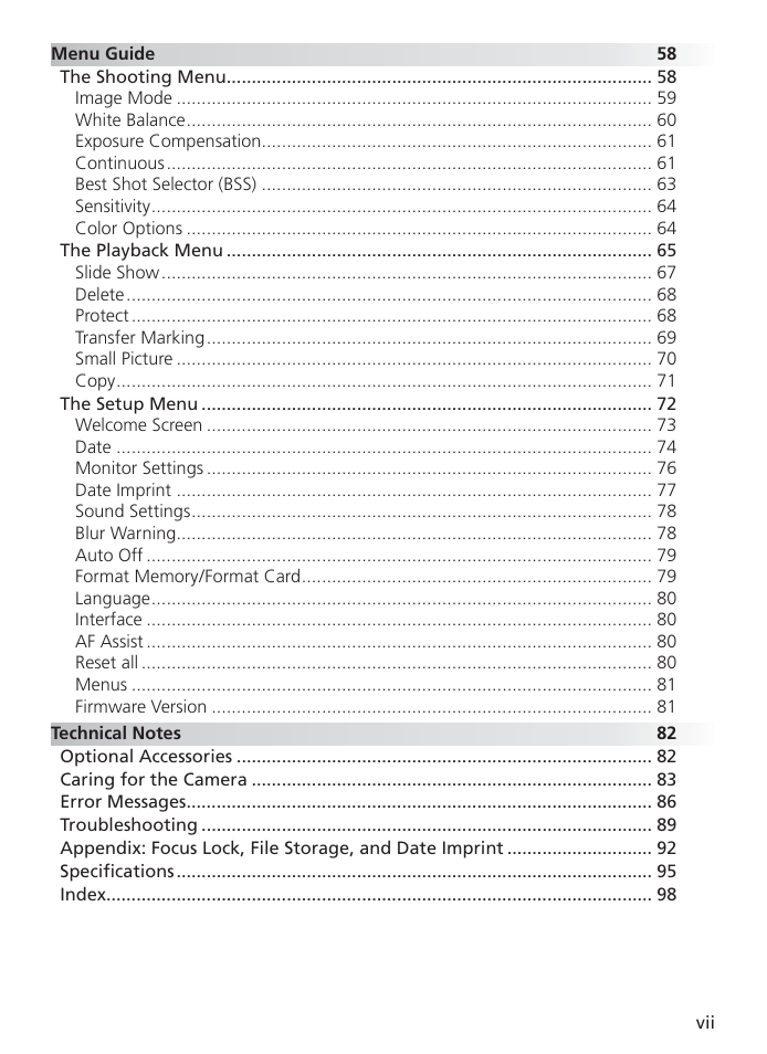 Nikon S2 User Manual | Page 9 / 110