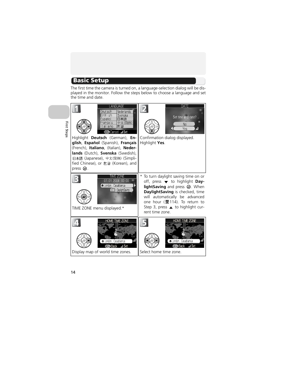 Basic setup | Nikon 4200 User Manual | Page 24 / 152