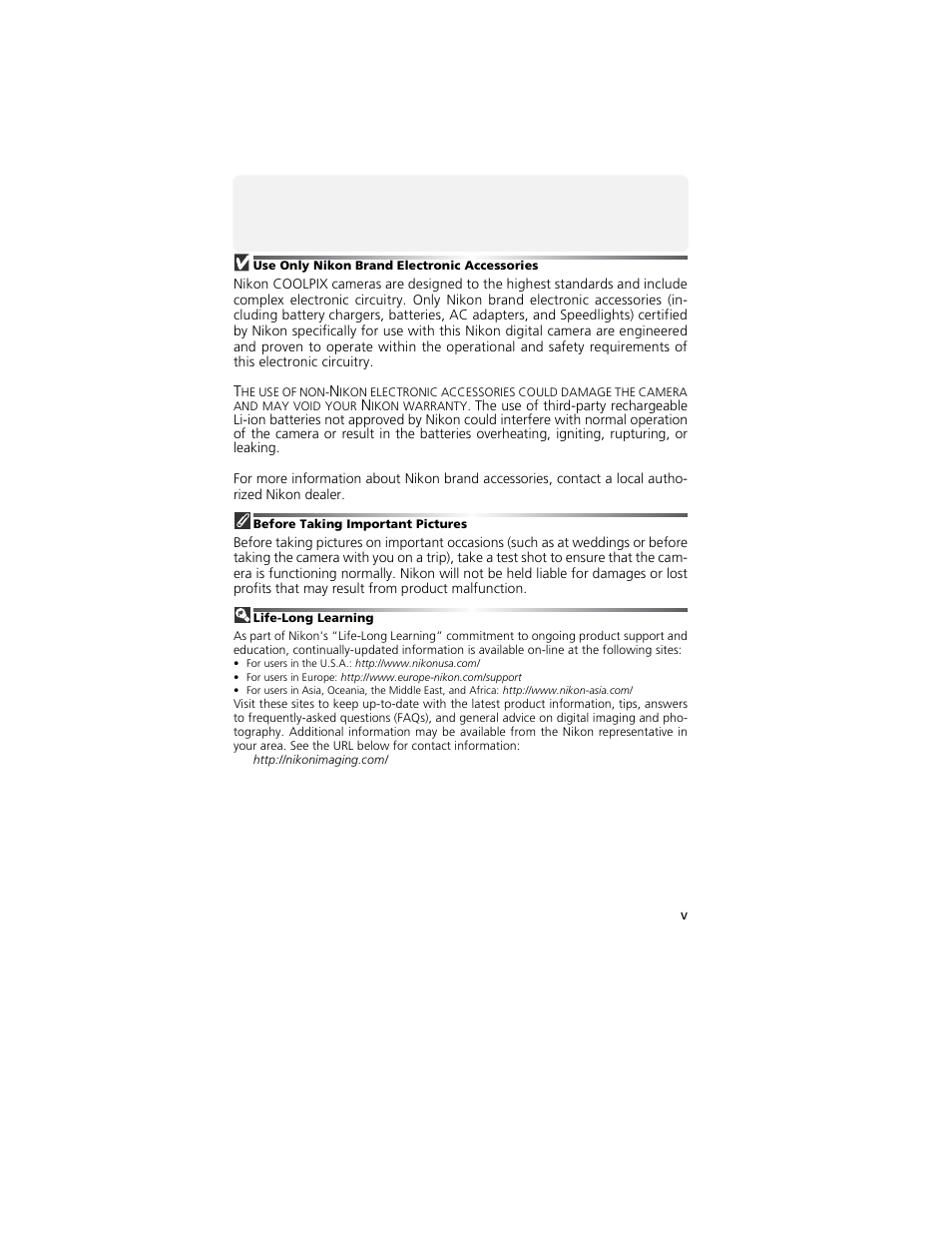 Nikon 4200 User Manual | Page 7 / 152