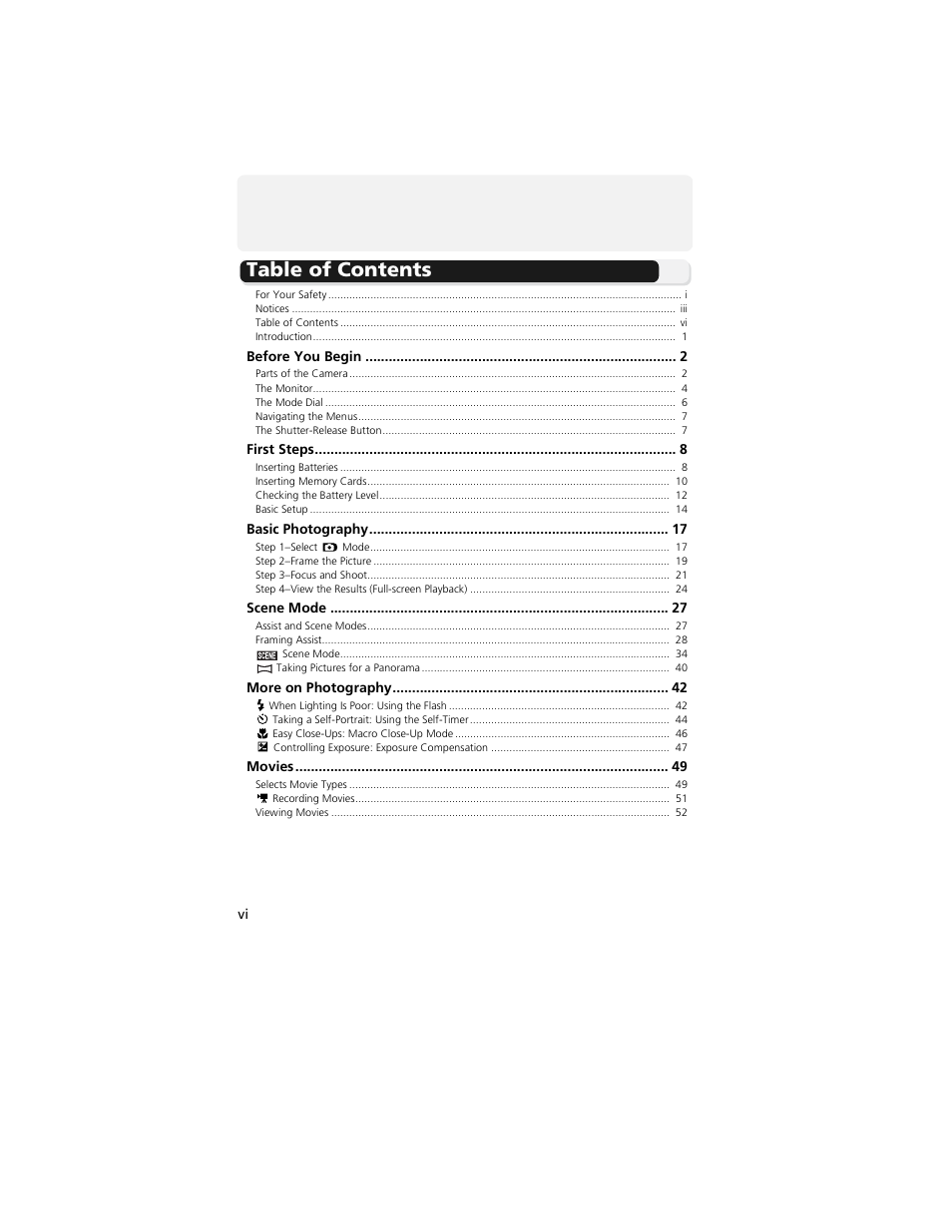 Nikon 4200 User Manual | Page 8 / 152