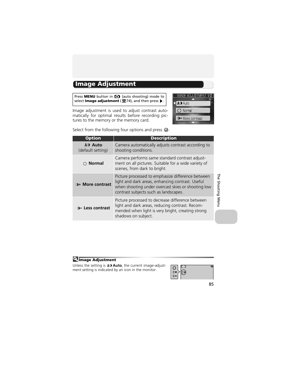 Image adjustment | Nikon 4200 User Manual | Page 95 / 152