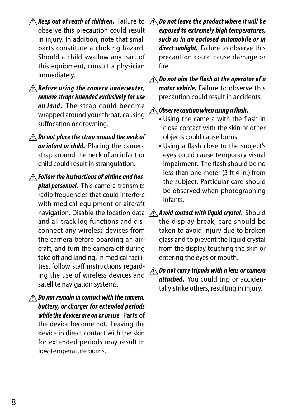 Nikon AW1 User Manual | Page 10 / 144