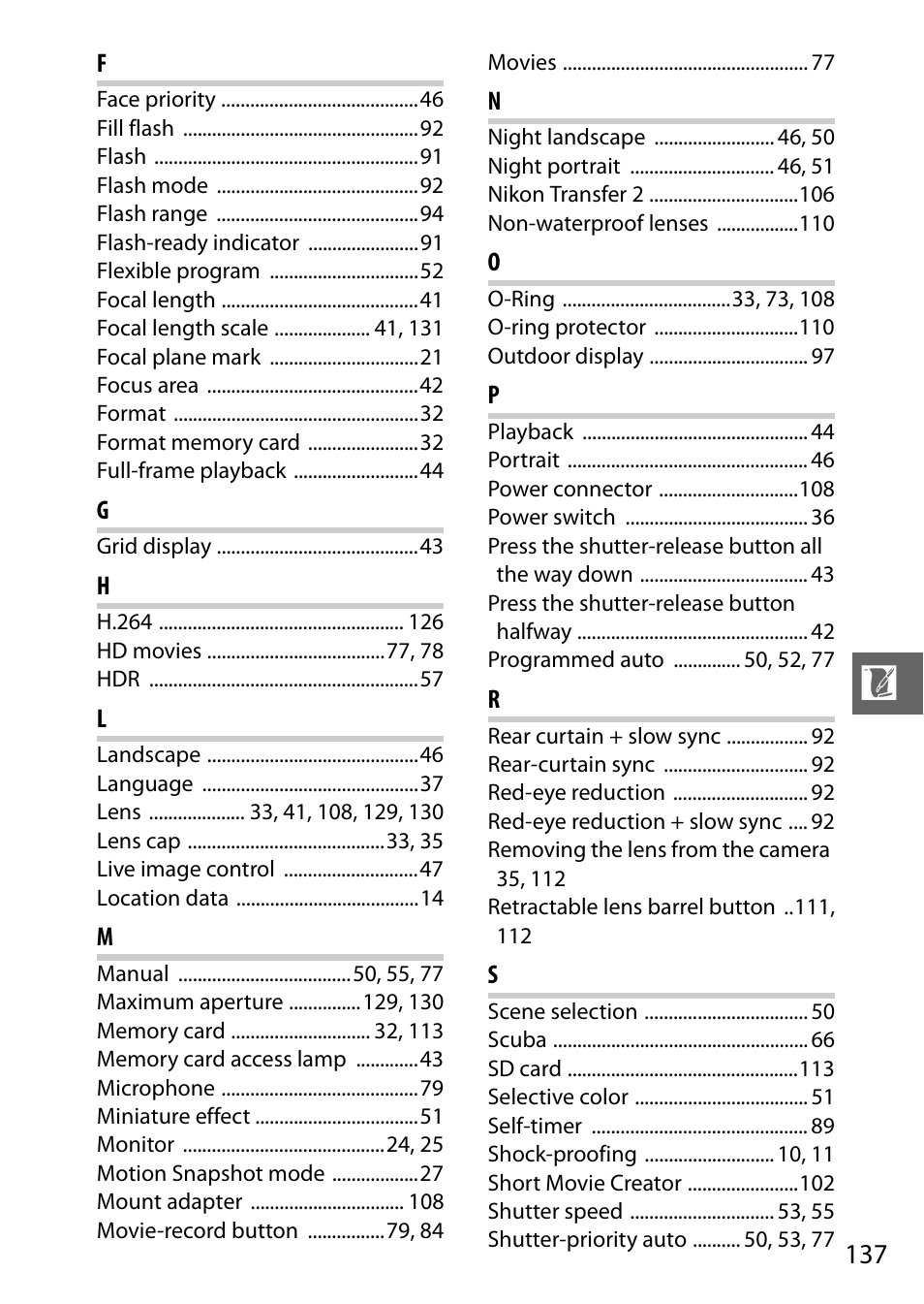 Nikon AW1 User Manual | Page 139 / 144