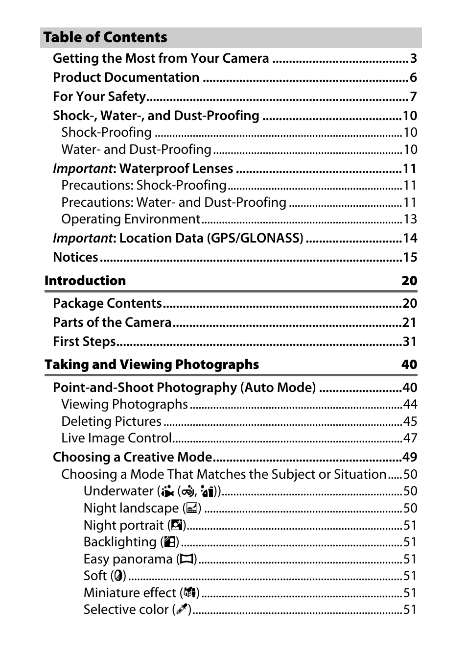 Nikon AW1 User Manual | Page 2 / 144