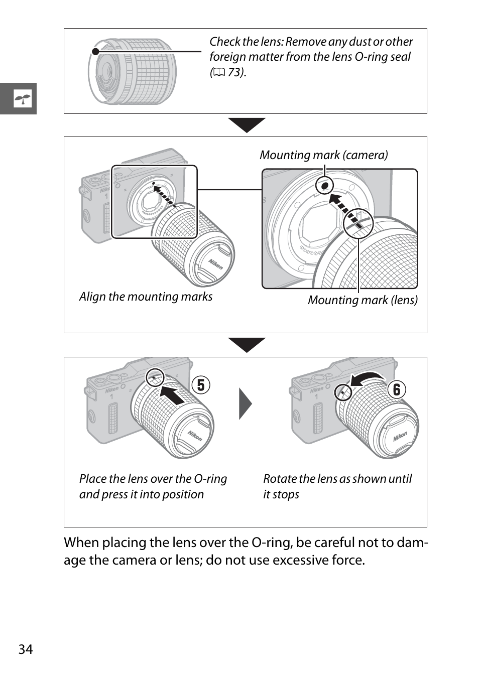 Nikon AW1 User Manual | Page 36 / 144