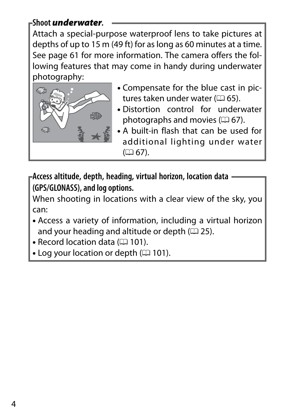 Nikon AW1 User Manual | Page 6 / 144