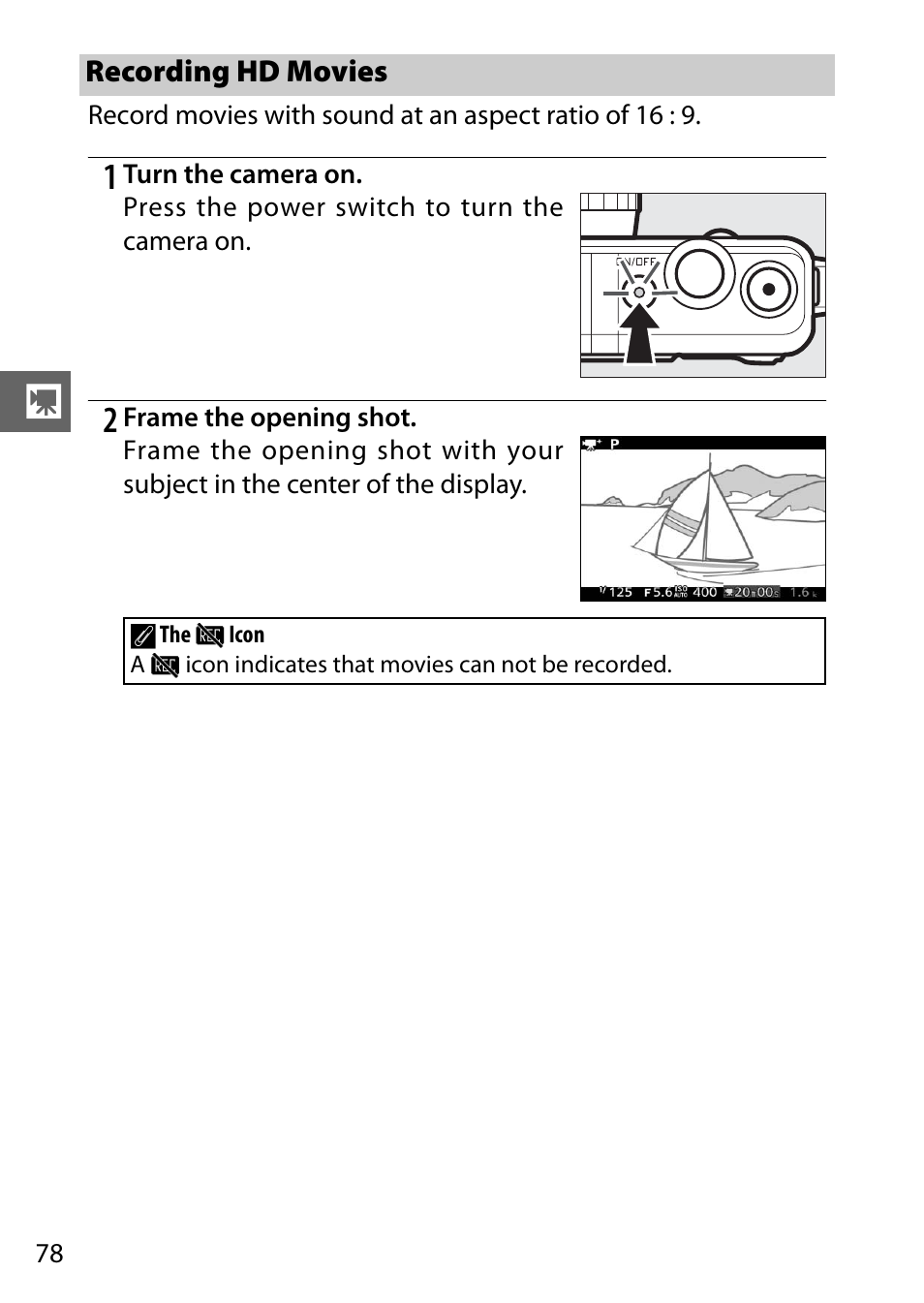 Recording hd movies | Nikon AW1 User Manual | Page 80 / 144