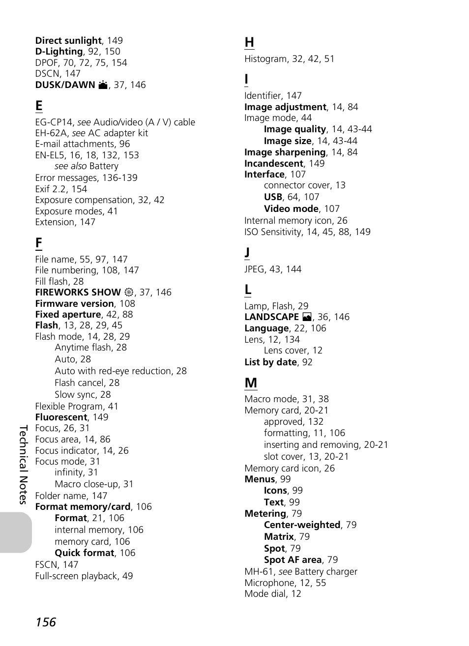 Nikon P3 User Manual | Page 158 / 161