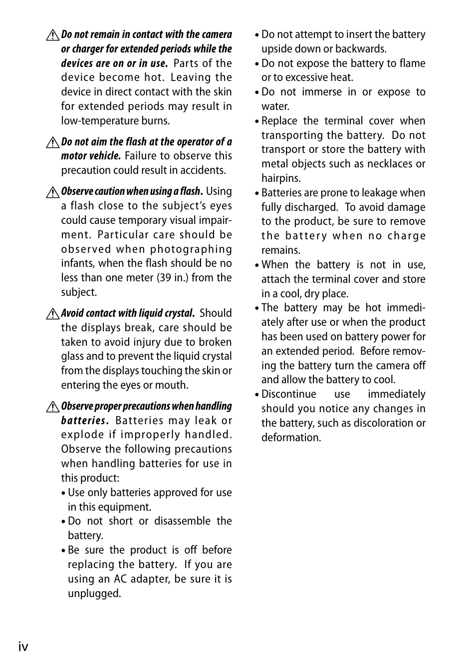 Nikon V1 User Manual | Page 6 / 88