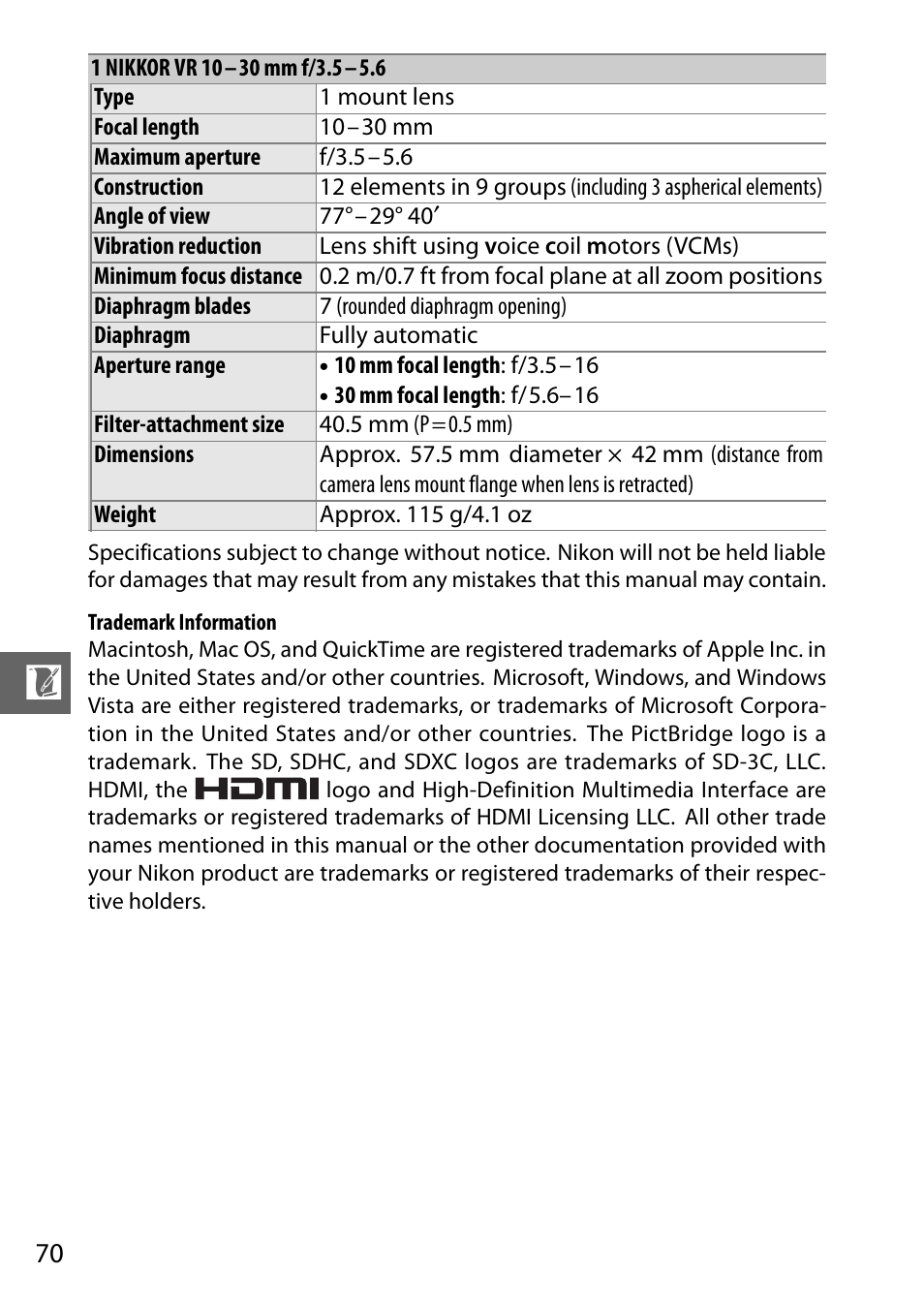 Nikon V1 User Manual | Page 82 / 88