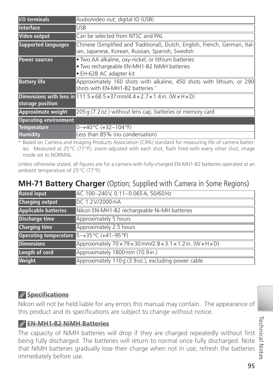 Nikon S4 User Manual | Page 105 / 108