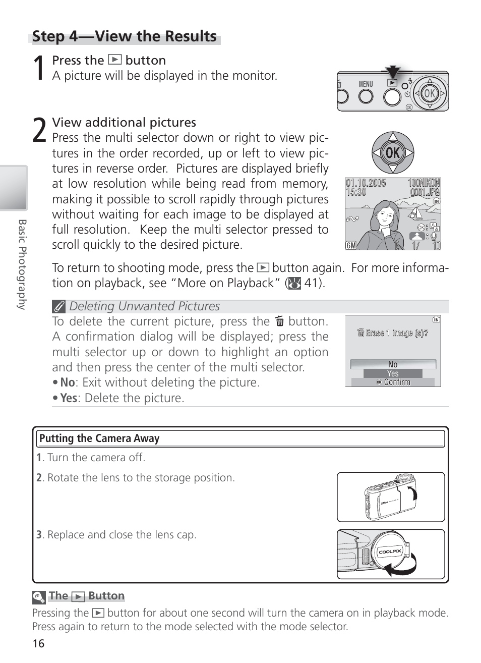 Step 4 — view the results | Nikon S4 User Manual | Page 26 / 108