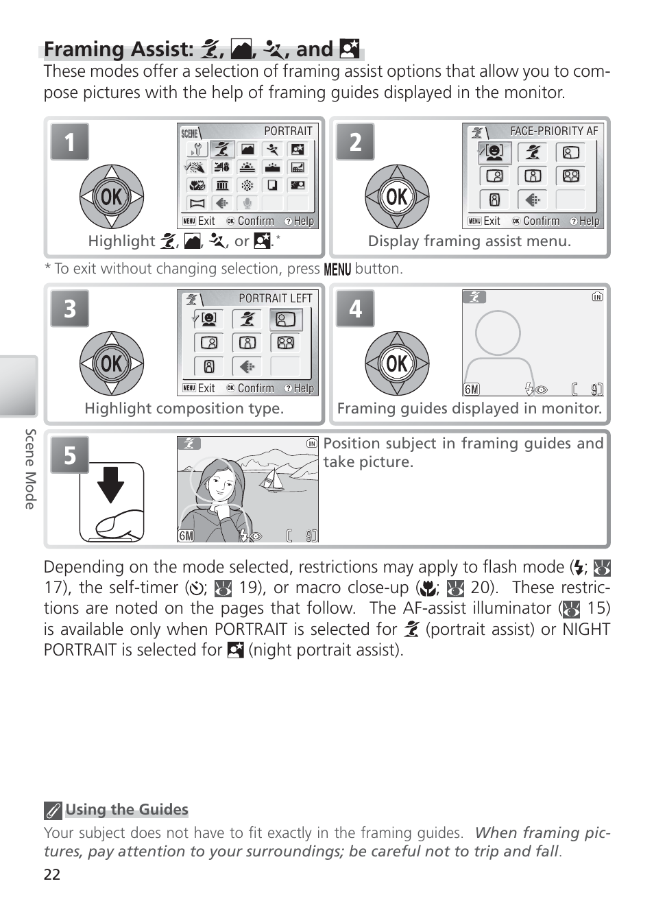 Framing assist, Framing assist: , , , and | Nikon S4 User Manual | Page 32 / 108