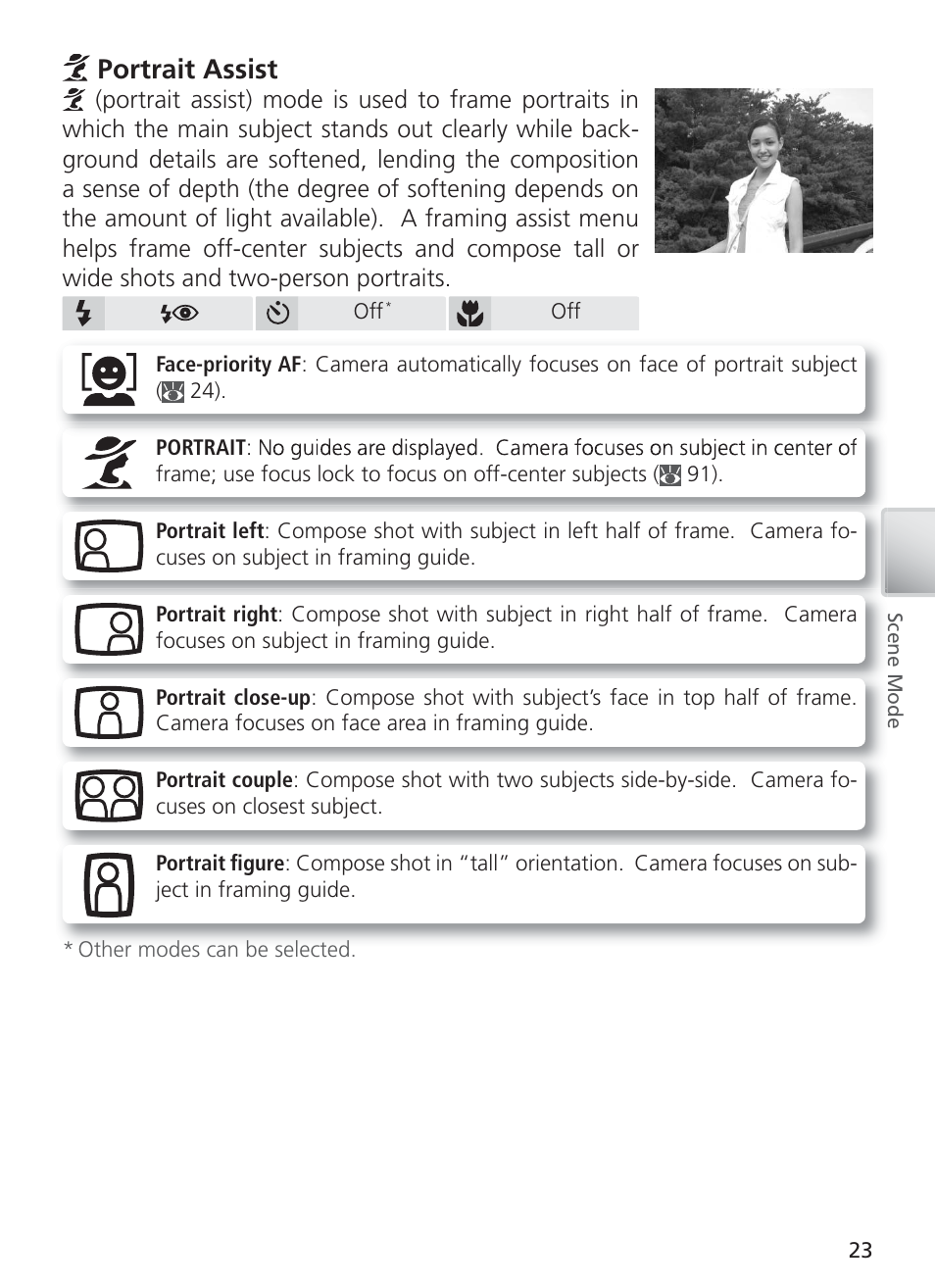 Portrait assist | Nikon S4 User Manual | Page 33 / 108
